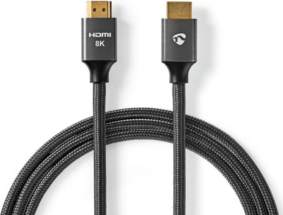 Kabllo HDMI Nedis Profigold Ultra High Speed, 2m, 8K 60Hz, gri metalike