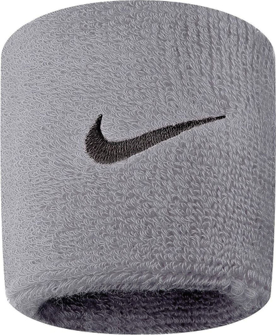 Byzylyk sportiv për kyç Nike Swoosh Wristbands, elastik, përthith djersën, të zeza