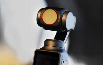 Filter kamerë PGYTECH P-47B-013, ND variabël 2-5 stop, për DJI Osmo Pocket 3, i kuq