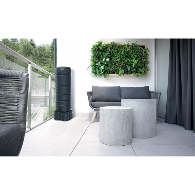 Depo uji shiu Vuelta 110L, plastike, antracit e errët
