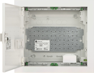 Kuti modulare shpërndarëse Elektro-Plast MSF RN 1x12, metal, IP30, e bardhë