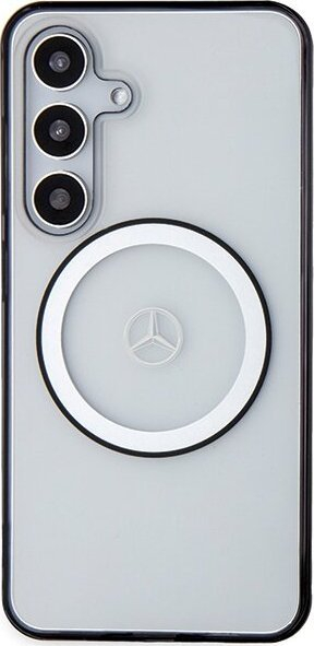 Mbulesë telefoni Mercedes MEHMS24S23HUOKC për Samsung S24 S921, hardcase transparente me logo, me MagSafe