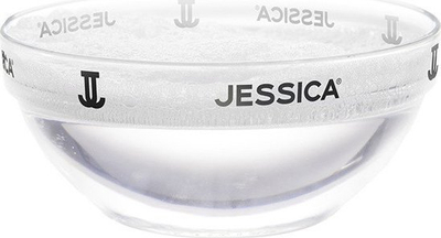 Enë qelqi Jessica për manikyr, e rehatshme në dorë, transparente