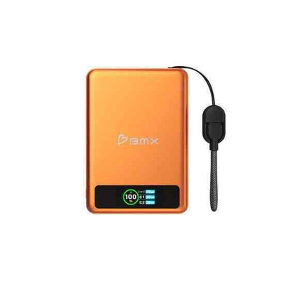 Powerbank BMX SolidSafe 5K, 5000mAh, MagSafe 15W, portokalli