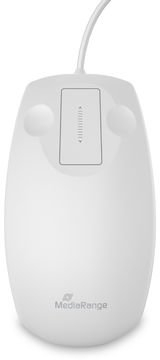 Maus MediaRange MROS266, me kabllo 1.5m, IP68 higjienik, i bardhë