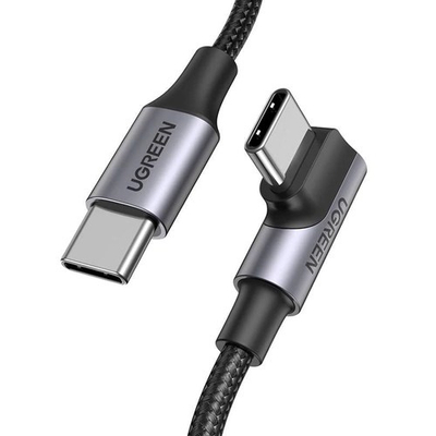 Kабел USB Ugreen 70643, USB-C во USB-C, 1 m, 100W, црн