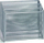 Organizues revista Zeller Message Stand, metal mesh, 32x9x29.5 cm, gri
