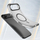 Mbrojtëse telefoni Hurtel Magnetic Sanding, për iPhone 17 Air, MagSafe, mat, e zezë