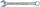 Çelës kombinim KS Tools 517.0607, kokë e hequr 15°, çelik chrome vanadium, ngjyrë argjendtë