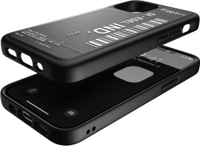 Mbulesë telefoni Diesel Core për iPhone 12 mini, e zezë me të bardha