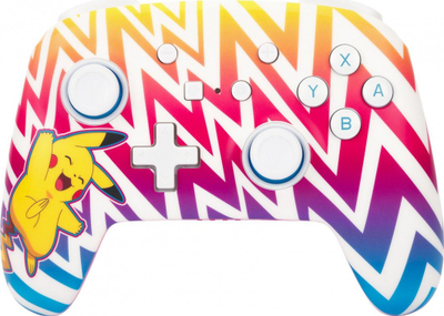 Контролер PowerA Enhanced Pikachu Vibrant, Безжичен, шарен