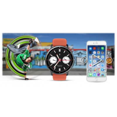 Orë e zgjuar Gravity GT1-3 Pro, ekran 1.39", Bluetooth 5.2, e zezë