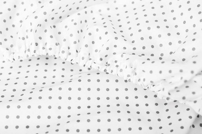 Çarçaf Sensillo Printed Dots 2212/5817, 60X120 cm, i bardhë