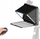 Teleprompter Lensgo Autocue TC7, palosës, me telekomandë Bluetooth, i kuq e zi