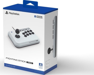 Flightstick Hori Fighting Stick Mini, USB, PC PS4 PS5, bardh e zi