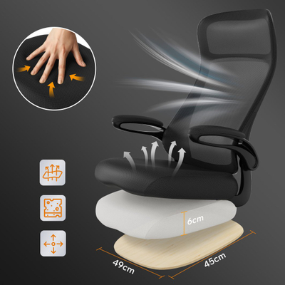 Karrige zyre SENSE7 Revo, ergonomike, me mbështetëse krahësh, e zezë