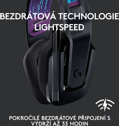 Kufje Logitech G535 Lightspeed, të zeza
