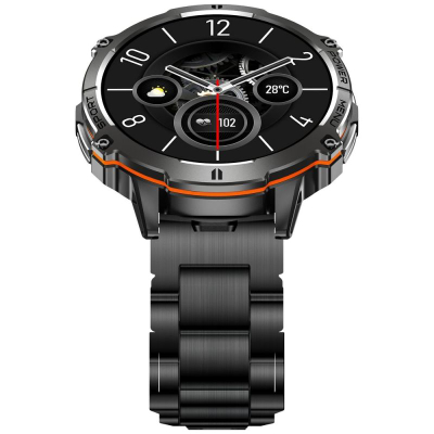 Ora e mençme Gravity GT42 2, AMOLED 1.73", Bluetooth 5.3, e zezë