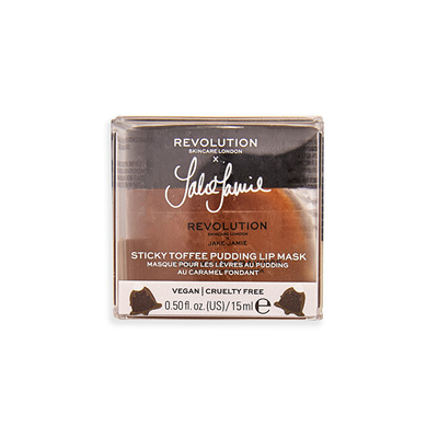 Maskë për buzë Revolution Skincare X Jake-Jamie Sticky Toffee Pudding, 15 ml
