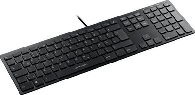 Tastierë LC-Power LC-KEY-5B-ALU, USB, QWERTZ gjermane, e zezë