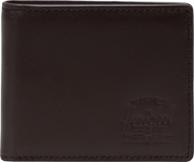 Portofol Herschel Hank Leather 11151-04123, RFID, lëkurë sintetike, kafe