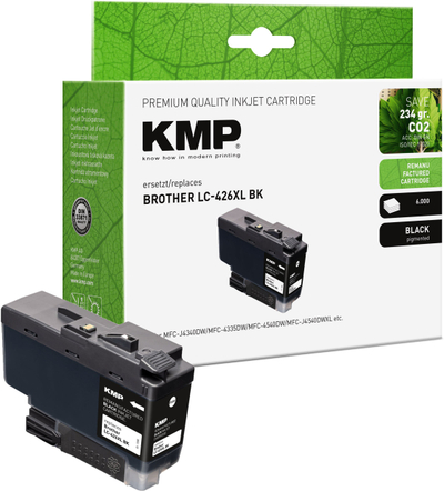 Kartutë boje KMP Brother LC426XLBK, 6000 faqe, e zezë