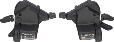 Команда за менување брзини Microshift TS, 2x9 брзини, пар, со оптички покажувач