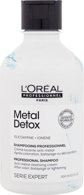 Shampo për flokë L'Oreal Professionnel Serie Expert Metal Detox, 300ml, për flokë të lyer, transparente