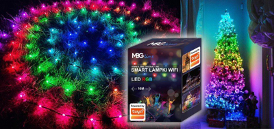 Drita dekorative MBG Line Smart LED, 20m, WiFi Tuya, USB, shumëngjyrëshe