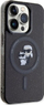 Kllapë mbrojtëse Karl Lagerfeld KLHMP15LHGKCNOK për iPhone 15 Pro 6.1", MagSafe, e zezë me shkëlqim