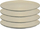 Set pjata Koziol Plate Club, 26cm, 4 copë, ngjyrë rërë