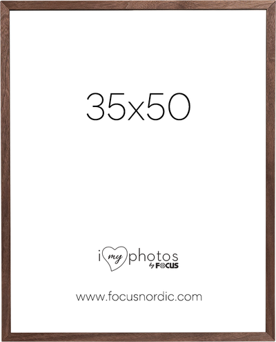 Kornizë foto Focus Soul Walnut, 35x50 cm, xham, ngjyrë arre
