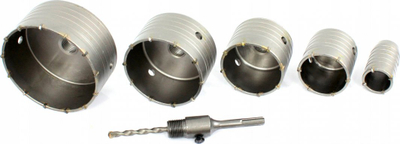 Set kurorash shpuese Silver, SDS-Plus, 6 pjesë