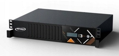 UPS Infosec E3 Evo 2200 RT, 2200VA, për zyra e ambiente biznesi, ngjyrë e zezë