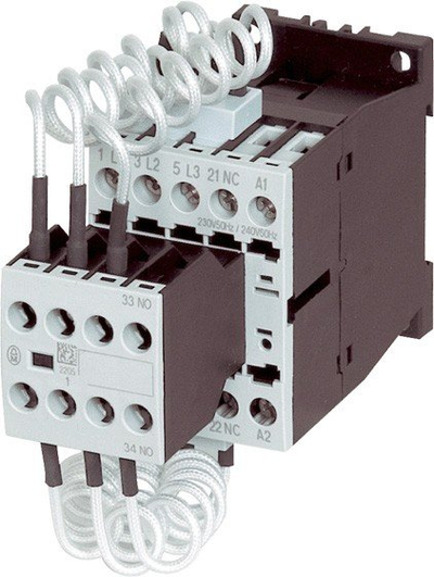 Kontaktor për banka kondensatorësh Eaton DILK33-10, 33.3kVAR 3P, 1NO, 230V AC