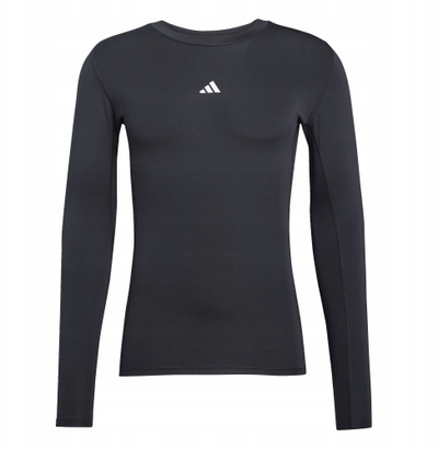 Bluzë termale adidas Techfit JP2944 për meshkuj, me mëngë të gjata, e zezë
