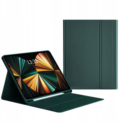 Mbështjellës me tastierë Bluetooth dhe touchpad për Xiaomi Pad 7/Pad 7 Pro 11.2", i gjelbër