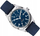 Orë dore Atlantic Seaflight 70351.41.55, kuarc, xham safir, mban ujë 50 m, blu