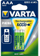 Bateri të rikarikueshme Varta, AAA / R03, 800mAh, 2 copë