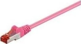 Kabllo rrjeti Microconnect SSTP6005PI, CAT6 S FTP, 0.5m, rozë