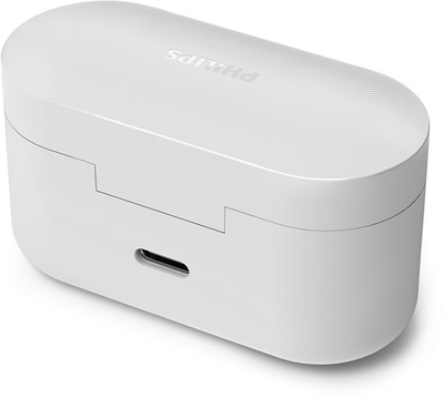 Kufje pa tela Philips TAT3509WT, in-ear, IPX4, të bardha
