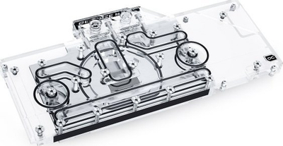 Bllok uji për GPU Alphacool 11975, ftohje me ujë, akril i tejdukshëm, i zi