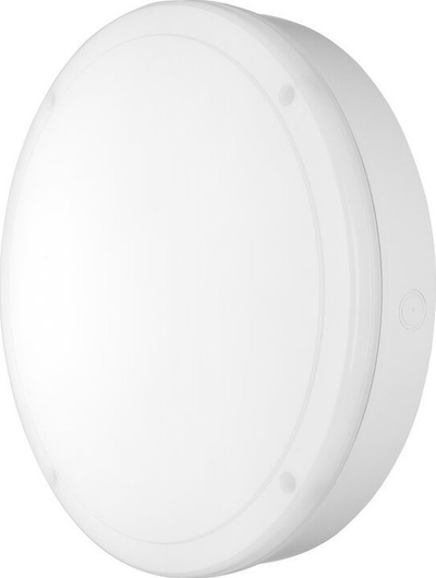Plafonierë LED Ledvance Round Bulkhead, 15W, 1400 lumen, IP65, e bardhë