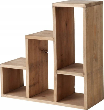 Raft lulesh Boltze Wooden Shelf, dru bredh kinez, 38x38x15 cm, ngjyrë natyrale