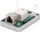 Kuti murale rrjeti Digitus CAT 6A, 1 port RJ45, metal, ngjyrë argjendi