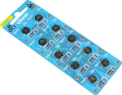 Bateri alkaline Vinnic LR57, 1.5V, set 10 copë