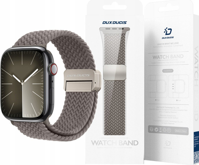 Rrip Dux Ducis Mixture Pro për Apple Watch, 38 40 41 mm, i gërshetuar, ngjyrë e çelët