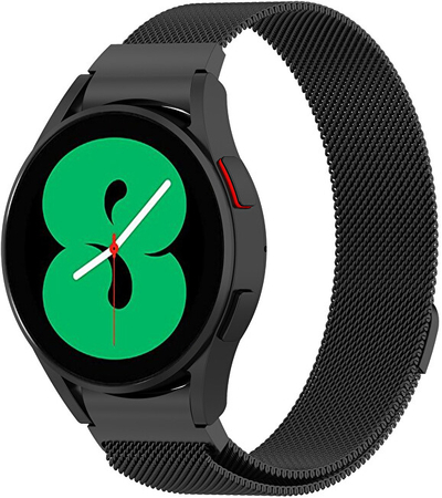 Rrip milanez 4wrist për orë Samsung Galaxy 6/5/4, i zi
