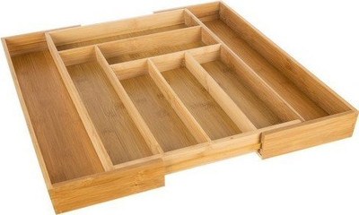 Organizues sirtari Ruhhy Bamboo Insert 19189, 6 ose 8 ndarje, palosës, ngjyrë natyrale druri