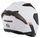 Helmetë integrale Cassida Aero Solid, polikarbonat, vizor Pinlock, e bardhë e zezë